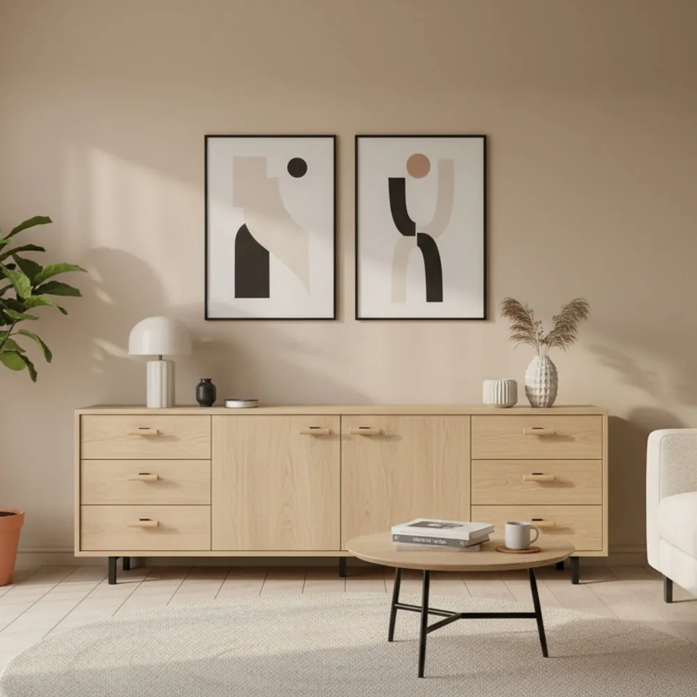 T-barre CH076 | Bøgetræ + Sort