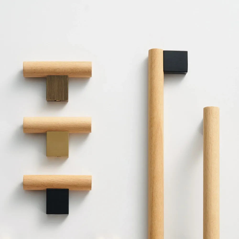 T-barre CH076 | Bøgetræ + Sort