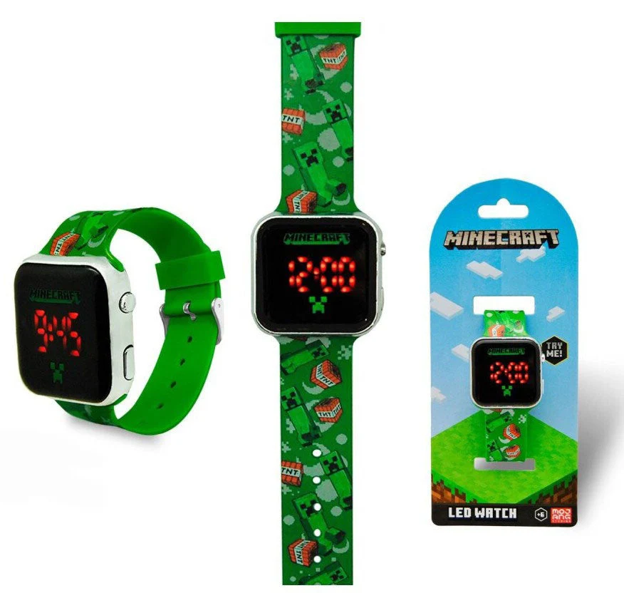 Minecraft TNT digitalt LED-ur