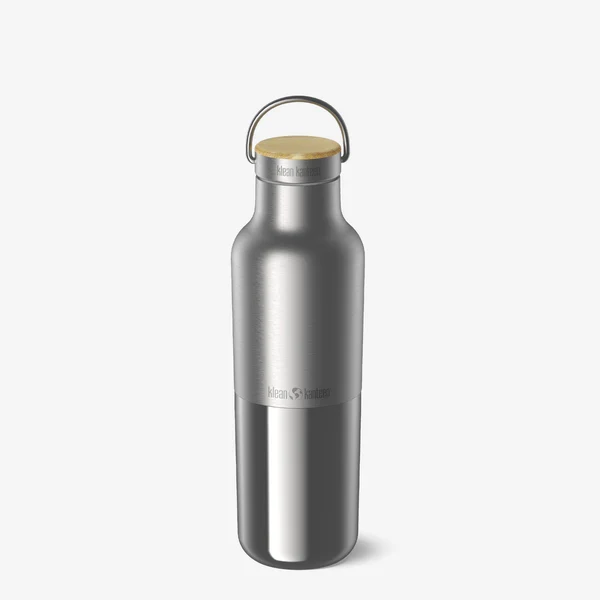 Klean Kanteen Insulated Reflect flaske med bambuslåg 592ml