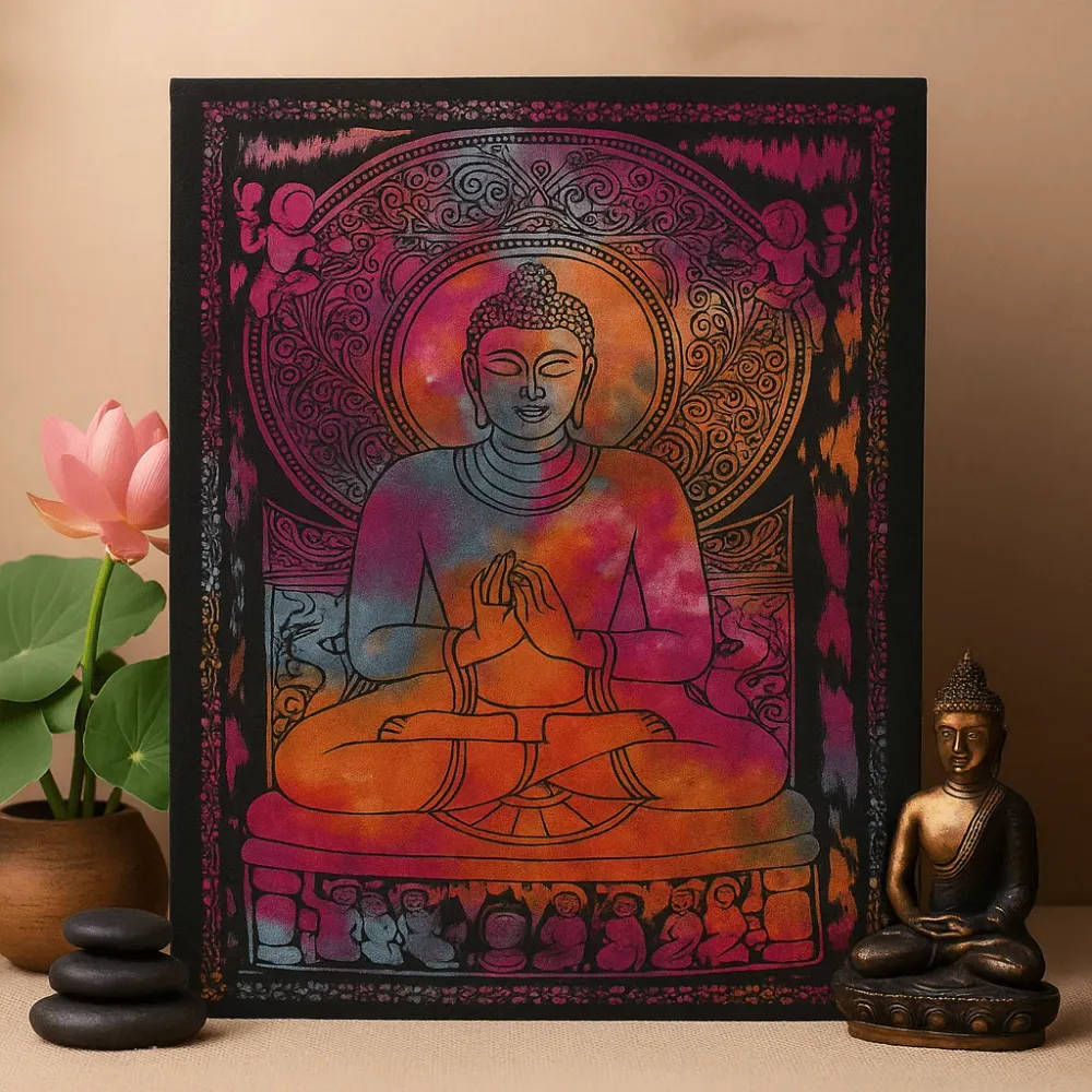 Buddha Vægkunst, Bomuld