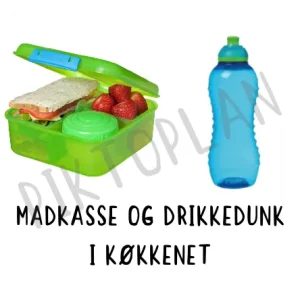 Piktogram - Madkasse og drikkedunk i køkkenet Wine Enthusiasts