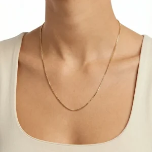 Venezia Halskæde i 14K guld, 45.5 cm, 3.01 g